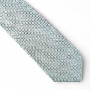 Alfani Men's Dawson Mini-Geo Tie Necktie Slim Modern 2 3/4" Green